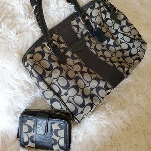 Coach Purse and Wallet.